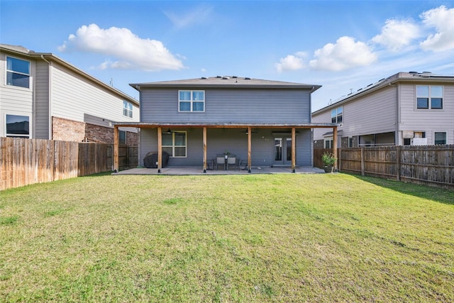 6309 Outrigger Rd, Fort Worth, TX 76179 - rear view of house with a patio area