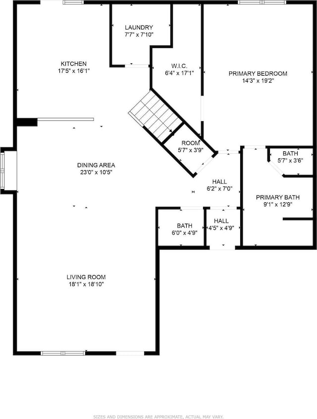 6309 Outrigger Rd, Fort Worth, TX 76179 - property floor plan