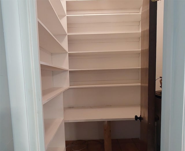 view of pantry
