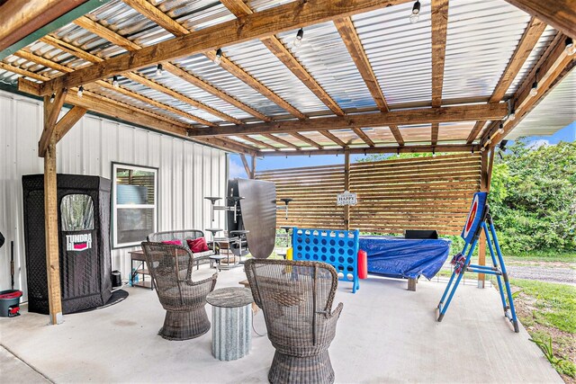 view of patio / terrace featuring outdoor lounge area