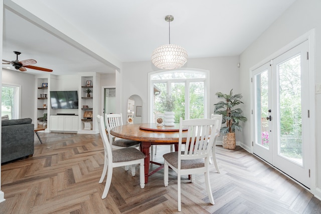kitchen featuring white cabinets, stainless steel appliances, recessed lighting, and tasteful backsplash