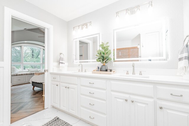 680 Alexandrite Dr, Oak Point, TX 75068 - bathroom with double vanity