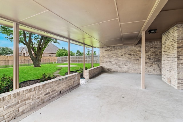 view of patio / terrace featuring a fenced backyard
