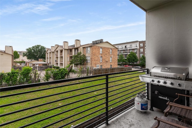 4935 Zuma Ct, Dallas, TX 75206 - balcony featuring a grill