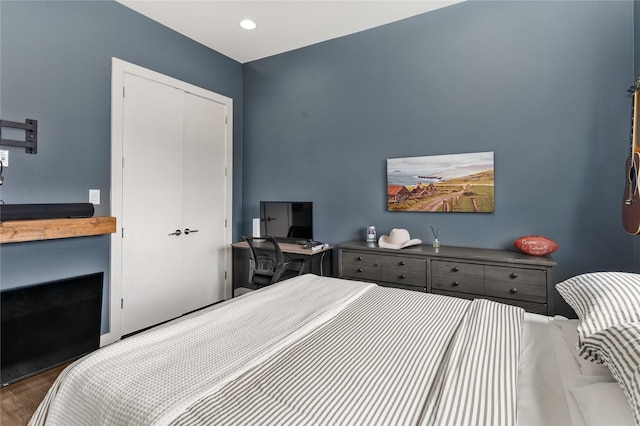 4935 Zuma Ct, Dallas, TX 75206 - bedroom with a closet and wood finished floors