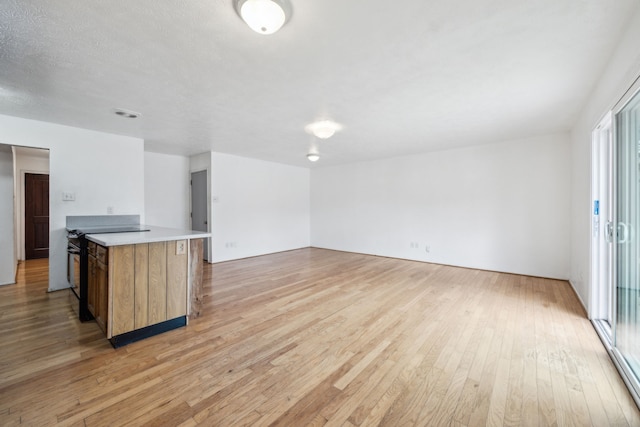 interior space featuring light wood-style floors