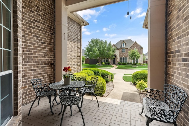 1222 Bridgeway Ln, Allen, TX 75013 - view of patio / terrace
