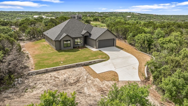 285 Lake Ridge Ct, Bluff Dale, TX 76433 - view of subject property with a forest
