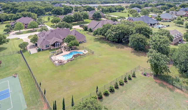 drone / aerial view