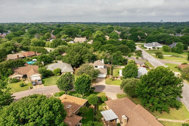 birds eye view of property featuring a residential view