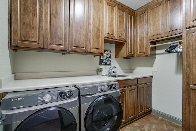 1320 Fox Ln, Burleson, TX 76028 - bedroom with baseboards, carpet, and ceiling fan with notable chandelier
