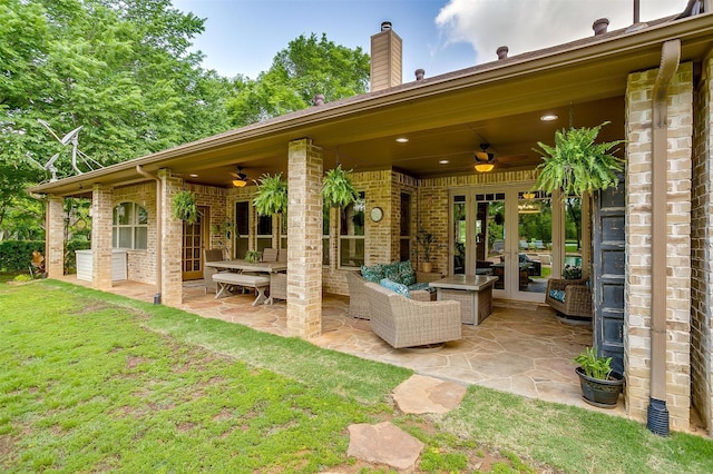 1320 Fox Ln, Burleson, TX 76028 - living area featuring visible vents, wood finished floors, recessed lighting, a textured ceiling, and vaulted ceiling