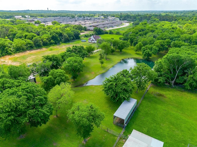 1320 Fox Ln, Burleson, TX 76028 - bird's eye view featuring a water view