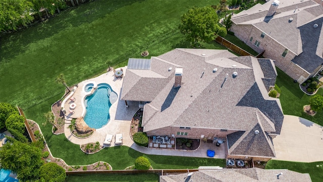 drone / aerial view