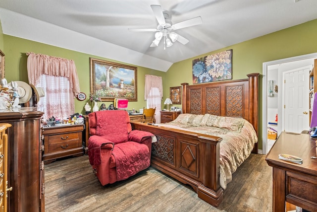 740 Bluebonnet Dr, Stephenville, TX 76401 - bedroom featuring ceiling fan and wood finished floors