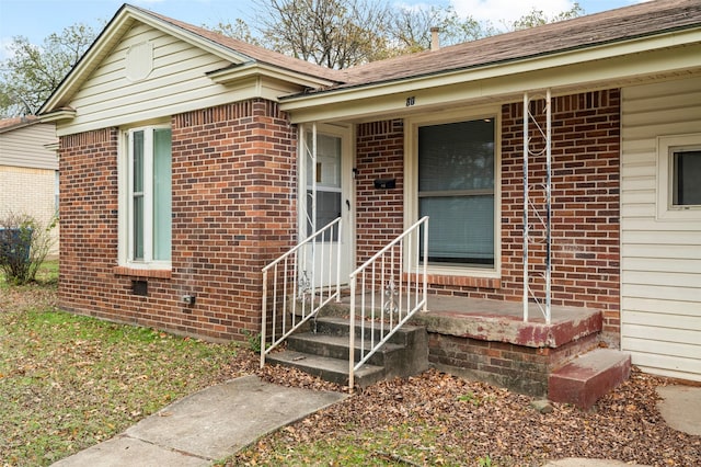 80 Vaughn Dr, Denison, TX 75020 - entrance to property featuring brick siding