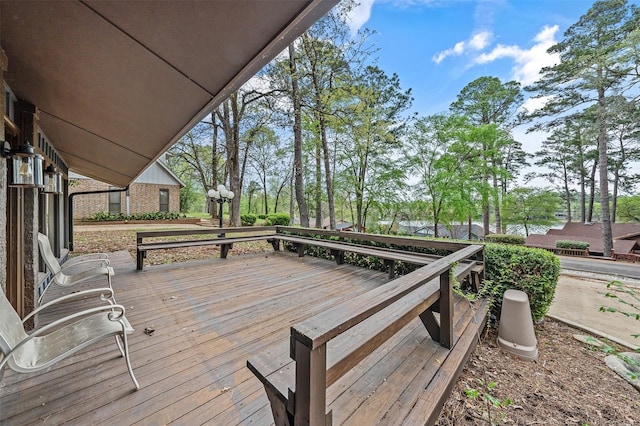 view of deck