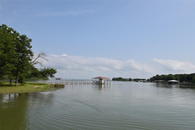 1980 SE County Road 3310th Rd, Kerens, TX 75144 - water view with a dock