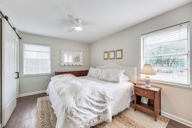 1200 Ridgeway Dr, Richardson, TX 75080 - bedroom with multiple windows and wood finished floors