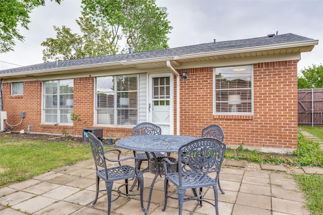 1200 Ridgeway Dr, Richardson, TX 75080 - view of patio with fence and outdoor dining space