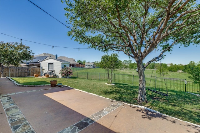 view of patio / terrace with a fenced backyard