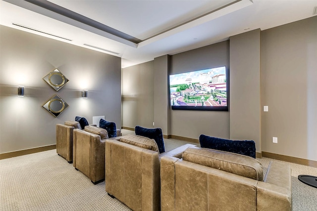 2800 Lakeside Pkwy Unit 1003, Flower Mound, TX 75022 - cinema room featuring light colored carpet and baseboards