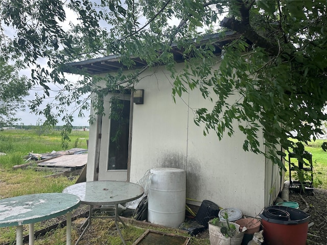 view of side of property