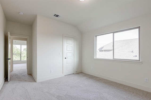 929 Ryed Ln, Fort Worth, TX 76120 - spare room with baseboards, light colored carpet, and visible vents