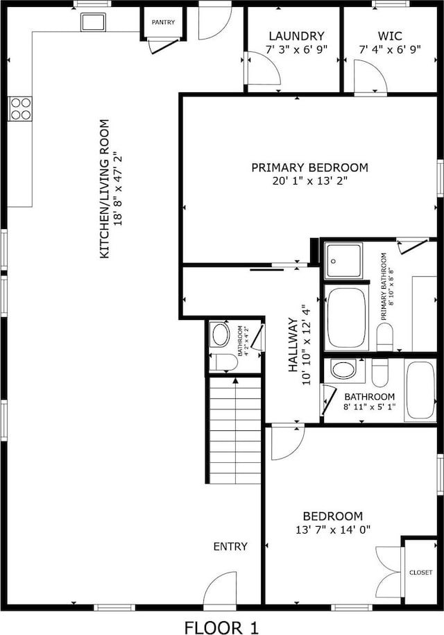 703 S Montgomery St, Sherman, TX 75090 - property floor plan