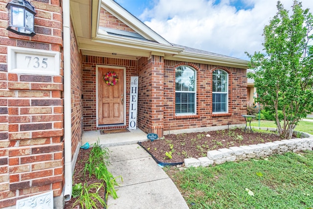 735 Cedar Cove Dr, Princeton, TX 75407 - property entrance featuring brick siding