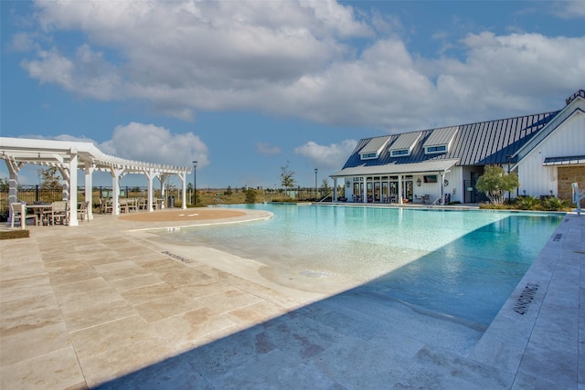4012 Prickly Pear Ave, Aubrey, TX 76227 - community pool featuring a pergola and a patio