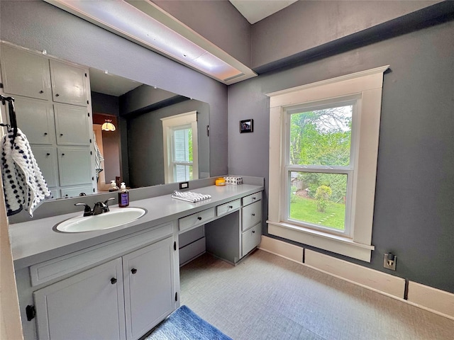 900 Park Dr, Hillsboro, TX 76645 - bathroom featuring vanity and plenty of natural light