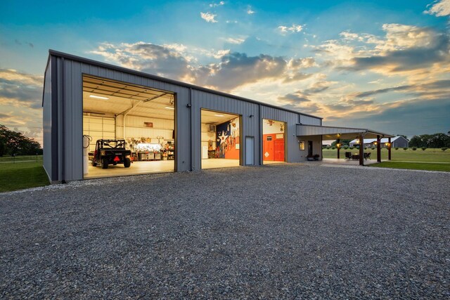 275 Ed Dutton Rd, Pottsboro, TX 75076 - view of outbuilding featuring driveway and an outdoor structure