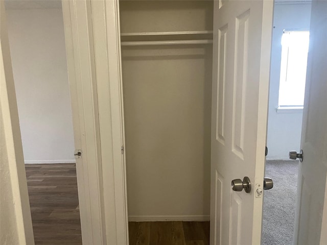 view of closet