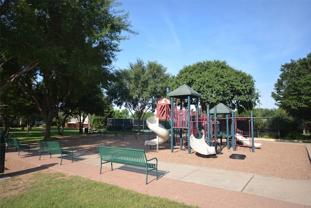 view of communal playground