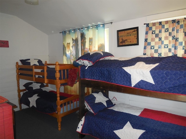 126 County Road 541, Eastland, TX 76448 - bedroom with lofted ceiling