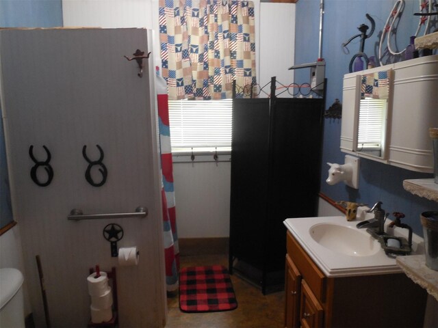126 County Road 541, Eastland, TX 76448 - full bath with vanity and toilet