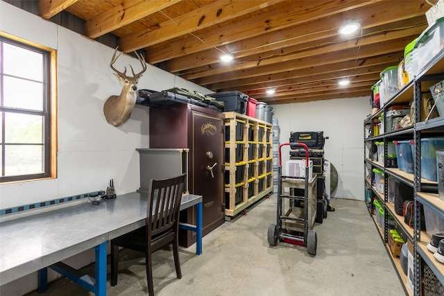 view of storage