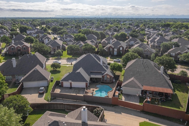 3017 Holford Rd, Richardson, TX 75082 - aerial perspective of suburban area featuring a pool area