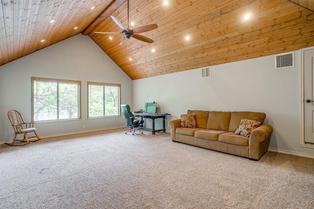 7116 Westover Dr, Granbury, TX 76049 - living room with carpet floors, baseboards, ceiling fan, and visible vents