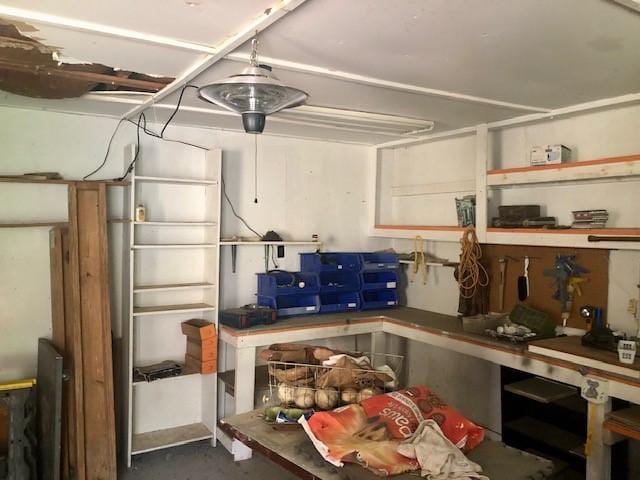 view of storage room