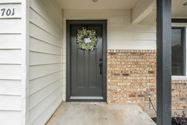view of entrance to property