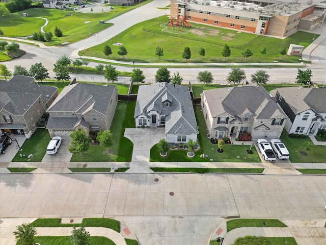 bird's eye view featuring a residential view