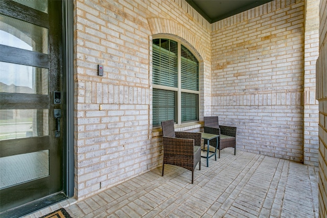 view of patio / terrace with a porch