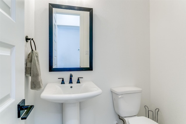 half bath with toilet