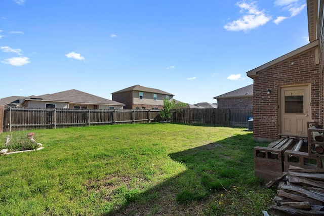 1320 Corkwood Dr, Princeton, TX 75407 - view of yard with a fenced backyard and cooling unit