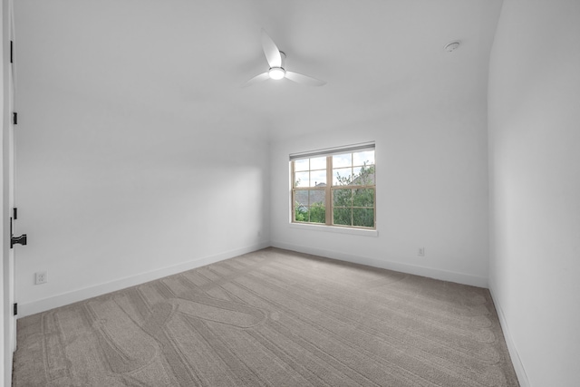 17546 Sequoia Dr, Dallas, TX 75252 - empty room featuring carpet flooring, a ceiling fan, and baseboards