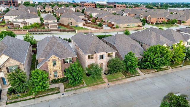 17546 Sequoia Dr, Dallas, TX 75252 - drone / aerial view with a residential view