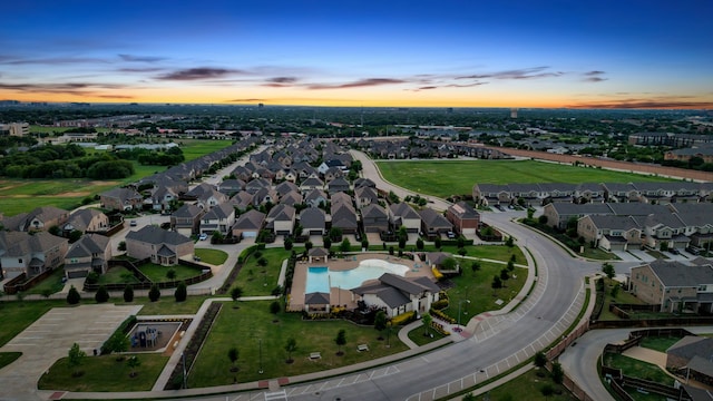 17546 Sequoia Dr, Dallas, TX 75252 - aerial view with a residential view