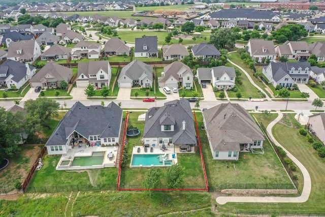 539 Point Vista Dr, Aledo, TX 76008 - bird's eye view with a residential view